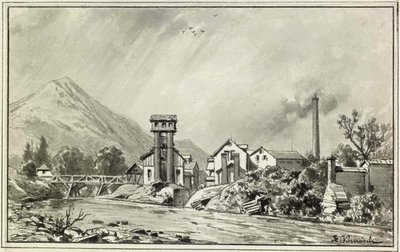 Paper Mill in Goričane by Ladislav Benesch